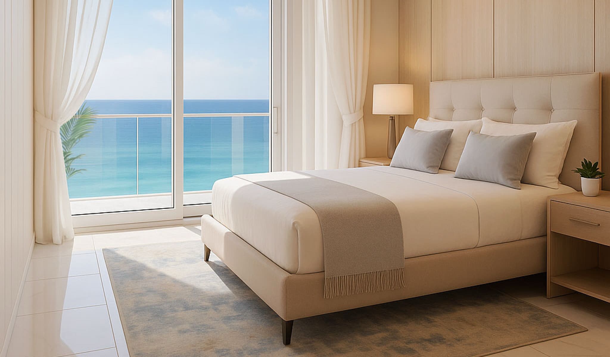 Crystal clear waters surrounding the island