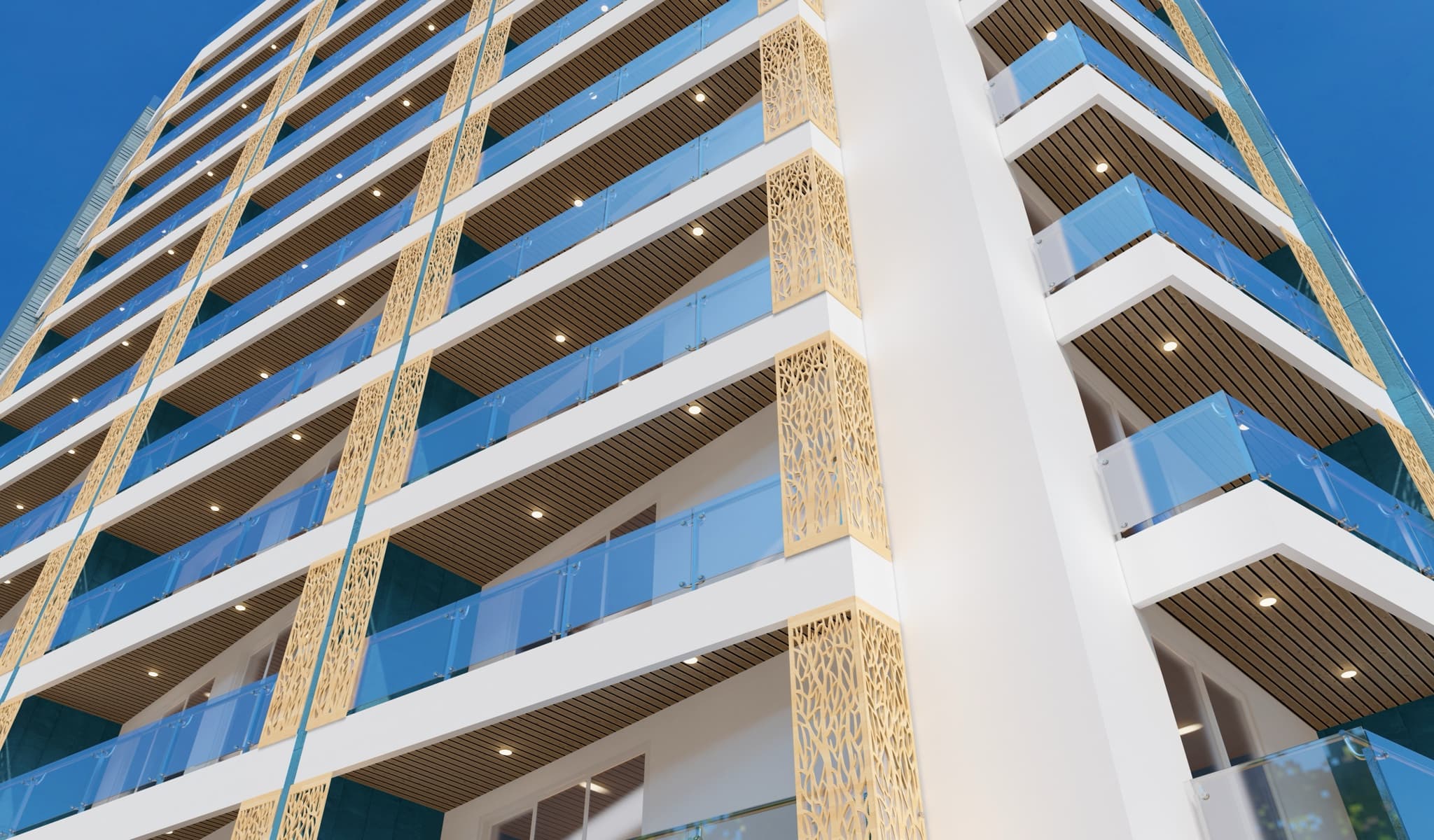 Aerial view of Velidhoo Island beachfront